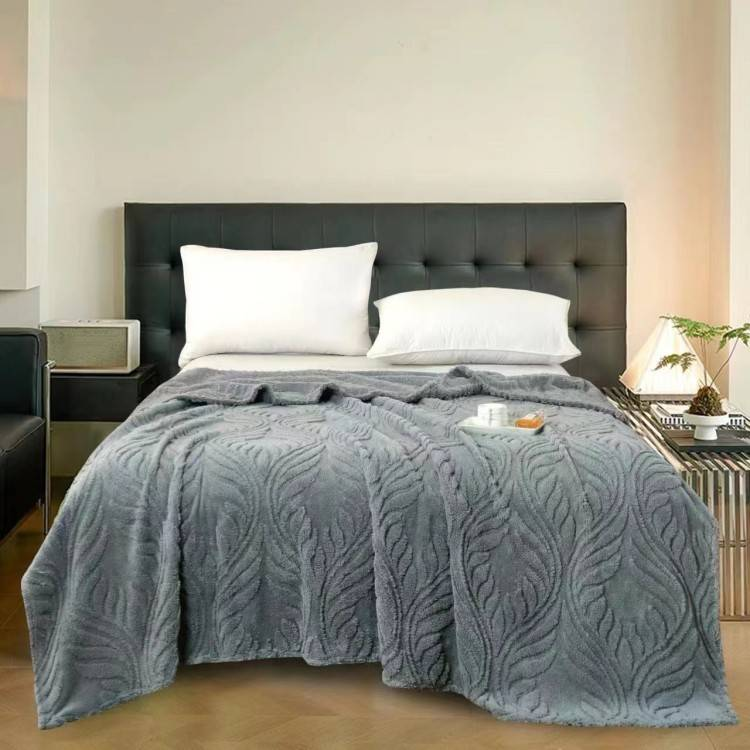 Manta de flanela jacquard para sofá com ar condicionado Four Seasons_voghion.com