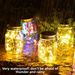 Luci solari in barattolo di vetro - Lanterne da appendere all'esterno impermeabili per decorare giardino, patio e cortile (LED bianco caldo, accensione/spegnimento automatico, grado di protezione IP55, certificazione CE)_voghion.com