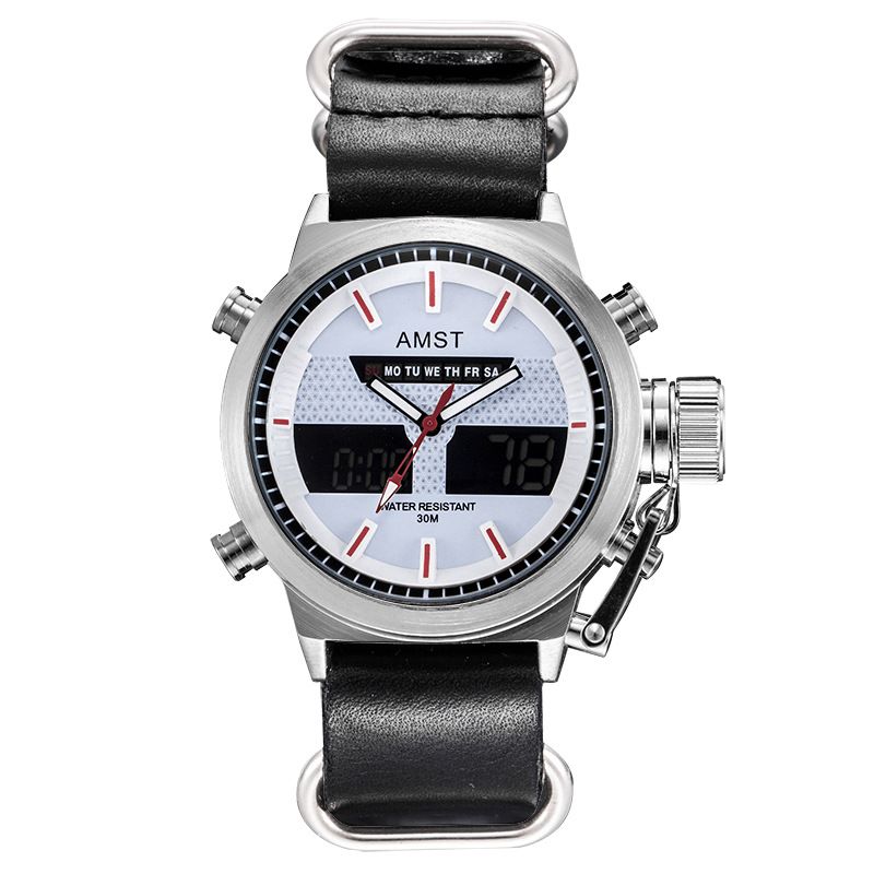 AMST Cross Border Intelligente Herren-Armbanduhr mit großem Zifferblatt, wasserdicht, Quarz_voghion.com