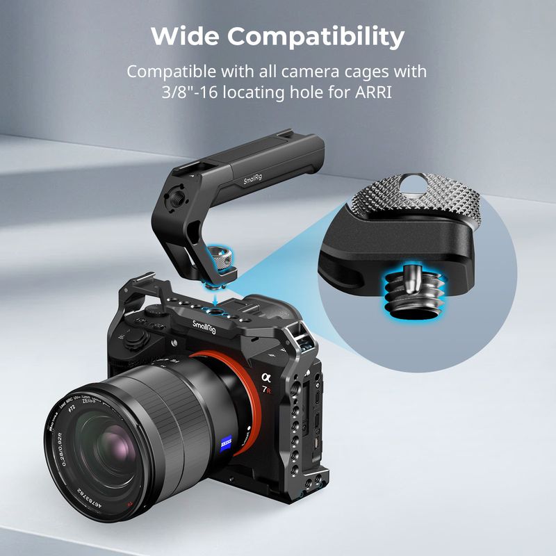 SmallRig ARRI Locating Holes Tiny, Weight 113g, Portable Camera Top Handle For Sony Canon Nikon 4757_voghion.com