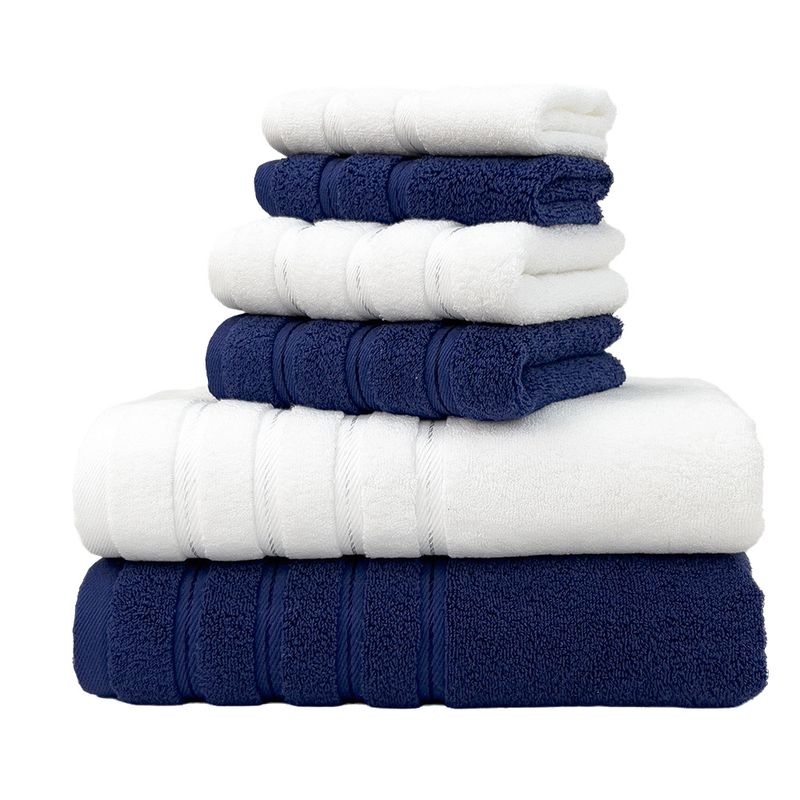 Cotton Face Towel Square Towel Six Piece Set Thickened Combed Cotton Household Star Hotel Bath Towel_voghion.com