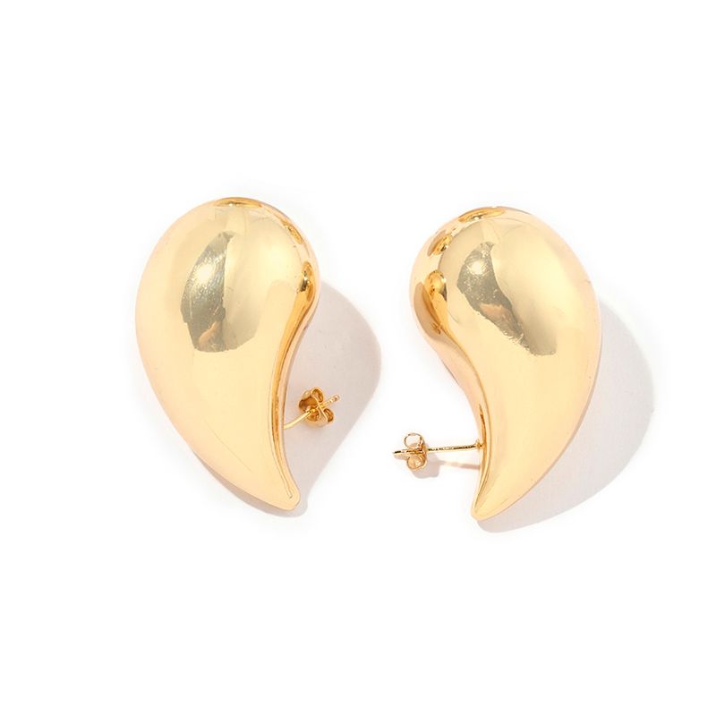 Dizajn elegantnih ženskih naušnica u korejskoj verziji, metalne kapljice u obliku zareza, hladno neutralne, minimalističke nišne dodatke za uši_voghion.com