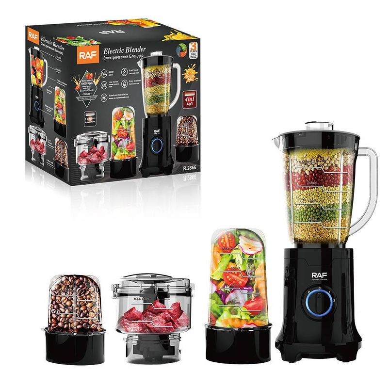 Estrattore di succo multifunzione quattro in uno, macchina per cucinare, tritacarne, macinacaffè e mulino per farina_voghion.com