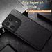 Moto X50 Ultra Leather Case, Genuine Top Grain Leather With Lychee Texture, Slim & Luxurious Phone Cover, Shockproof Anti-Scratch Protective Case_voghion.com