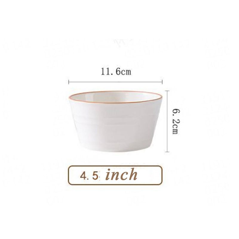 Nowe miski ceramiczne z płaskim dnem, odporne na ciepło, z serii Fashion Living_voghion.com