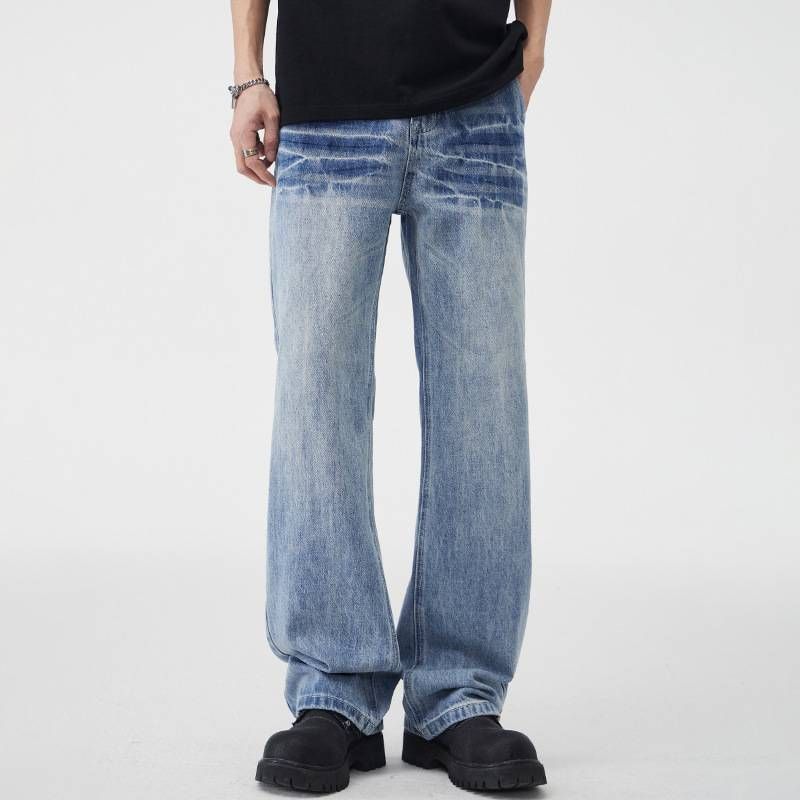Abbigliamento maschile Hip Hop Trend Pantaloncini in denim stampati Hip Hop High Street Personalità di nicchia maschile Tutti abbinati_voghion.com