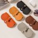 Stylish & Compact PU Sunglasses Case - Dustproof Protective Eyewear Holder For Travel & Daily Use (Multiple Colors Available) Portable_voghion.com