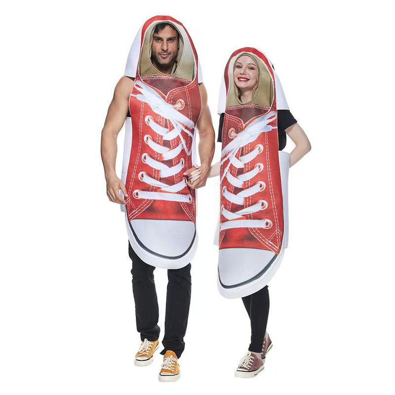 Halloween Uusi Pari Kangaskengät Cos Set Hauska Hauska Juhlasessio Asu_voghion.com