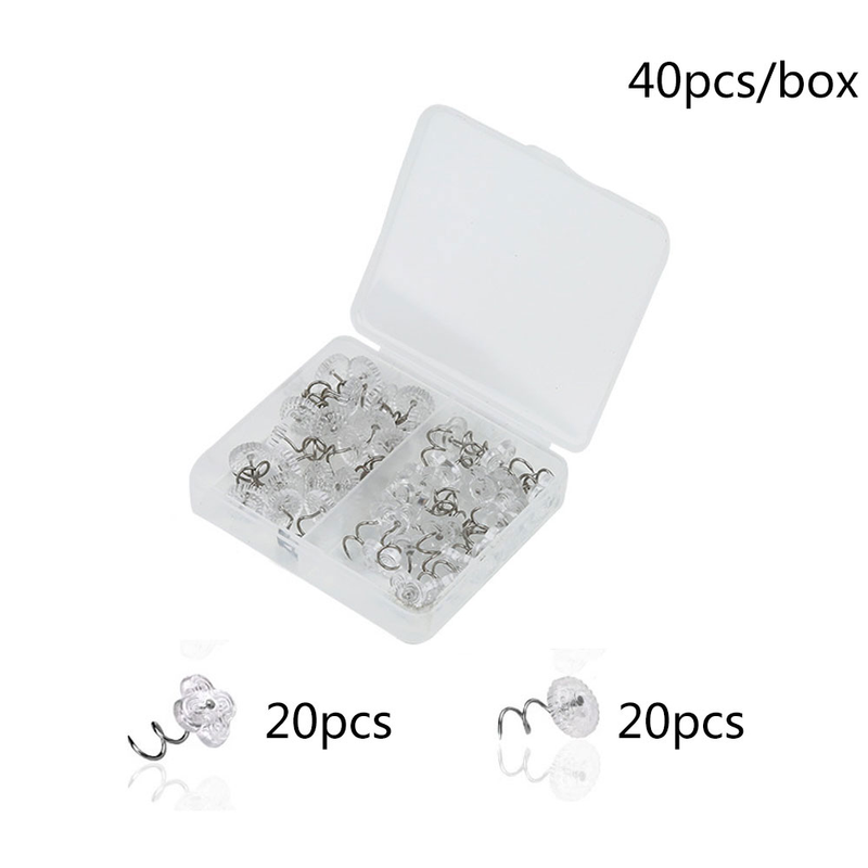 Sewing tools twist nails quilts sand release fixators household bed sheets anti running transparent spiral fixing needles_voghion.com