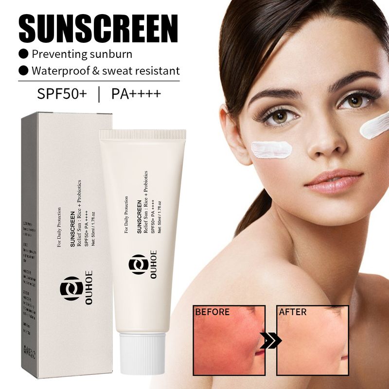 50ml Face Original Suncreen Odświeżający Double CareOlejek i filtr przeciwsłoneczny kontrolujący trądzik 50ml SPF50+ PA++++ na trądzik oleisty S_voghion.com