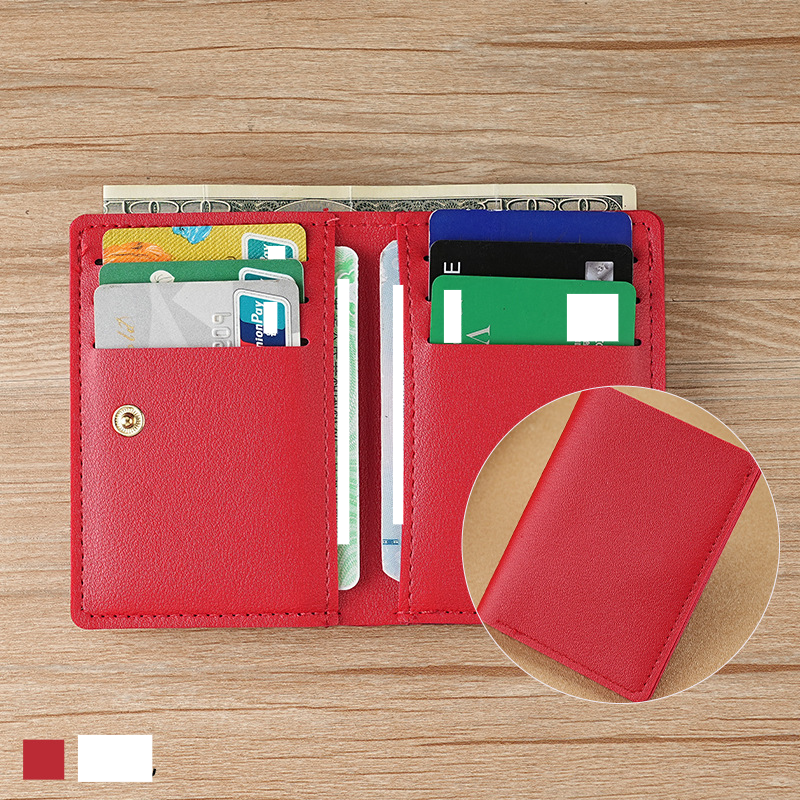Wallet Ultra-thin And Compact Bank Id Bag Card Sleeve Driver's License Small Wallet Simple And Lightweight Anti-degaussing Card Holder_voghion.com