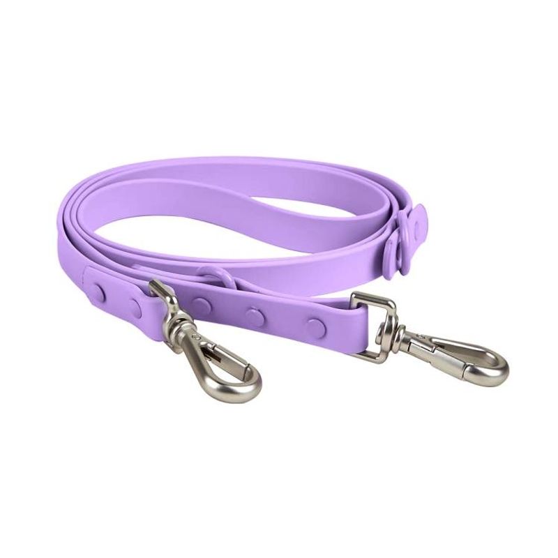 PVC-hondenriem in macaronkleur, zachte hondenriem_voghion.com