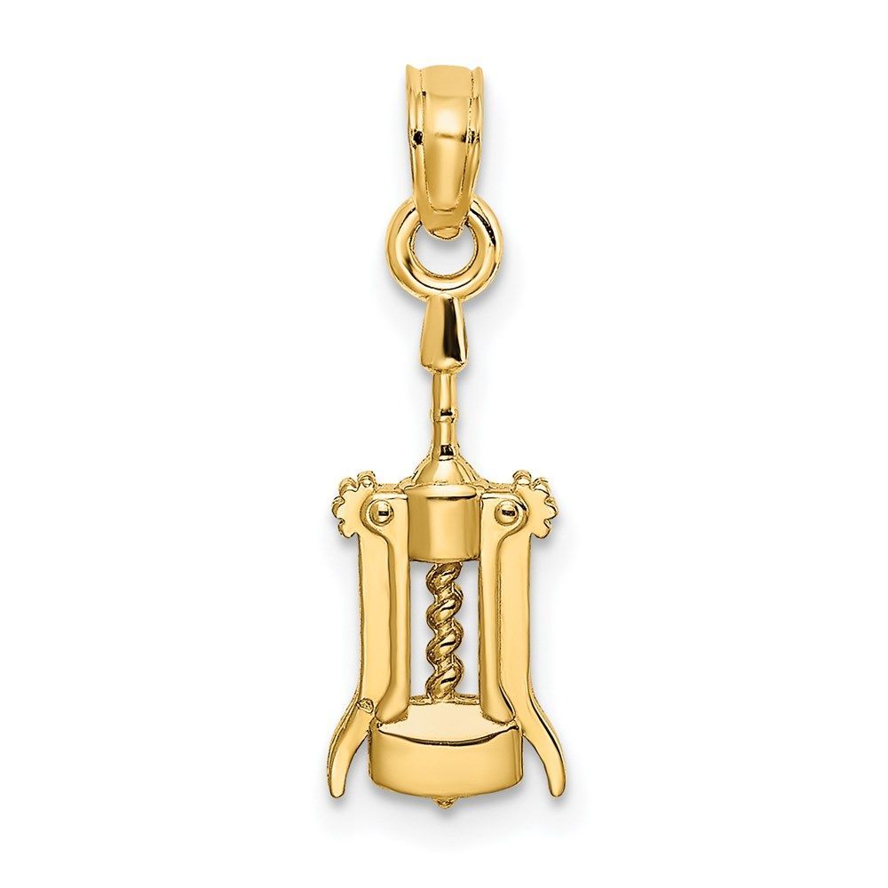 14K Wine Opener Charm_voghion.com