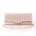 Women's Bags New Fashion Clutch Satin Pleated All Match Evening Dress Cheongsam Banquet Bag Temperament Simple Chain Crossbody Bag_voghion.com