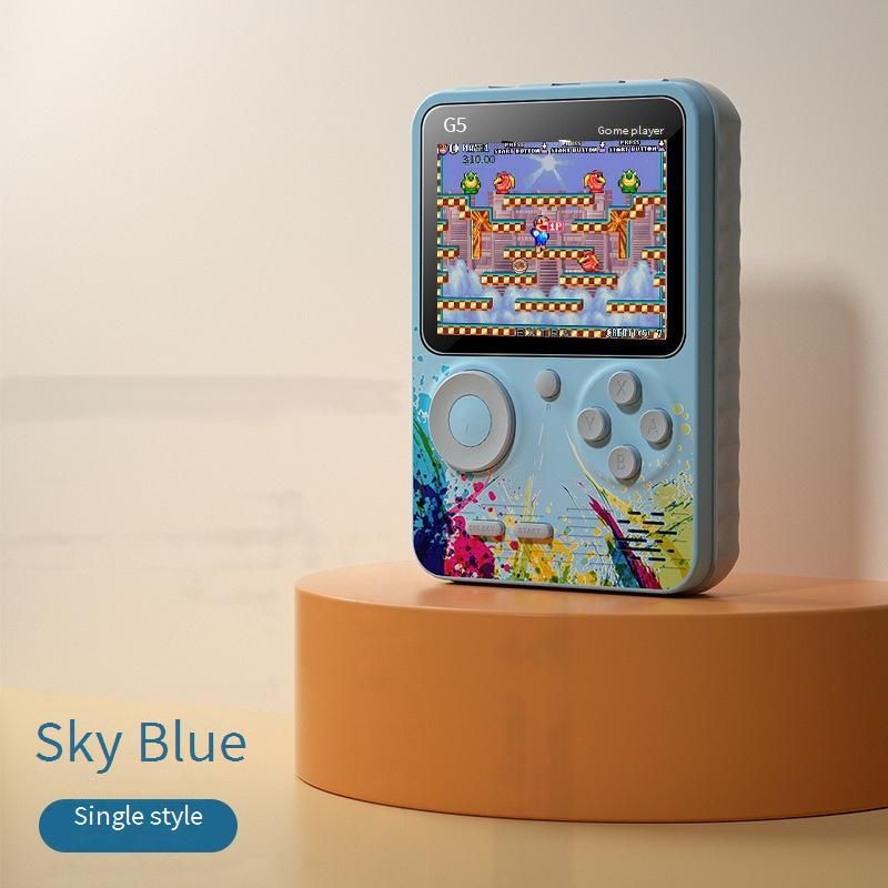 Video Game Consoles G5 Colorful Macaron Handheld Game Console Children Student Nostalgic Toy Retro Mini 500 In One Machine_voghion.com