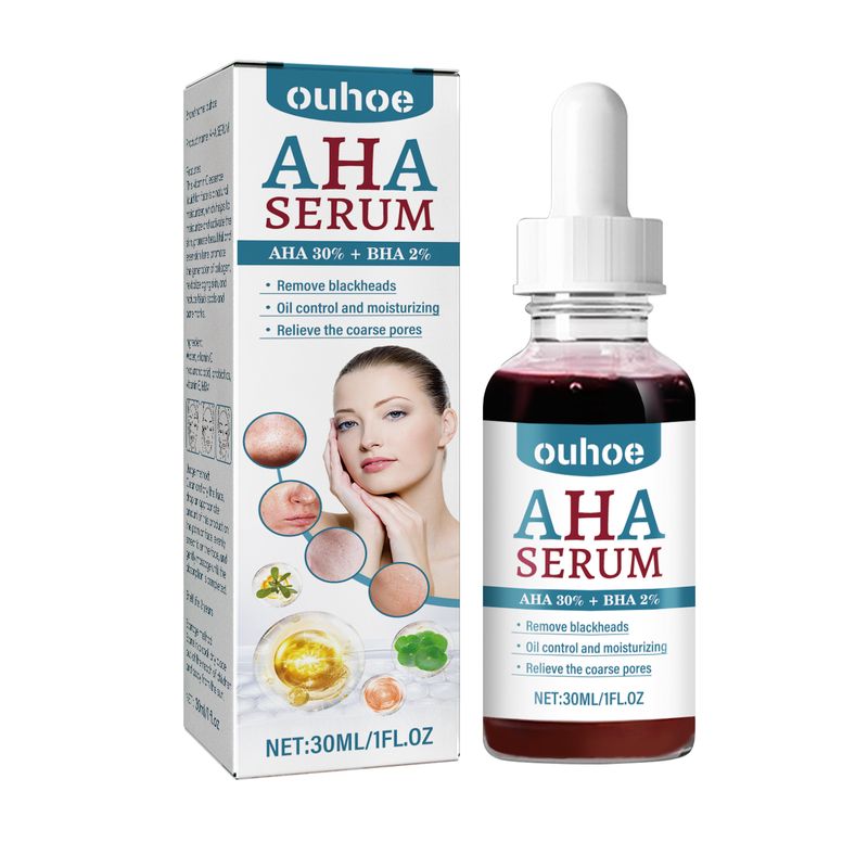 OUHOE AHA Fruit Acid Original Solution smoothes fine lines, tightens pores, moisturizes, brightens and repairs skin_voghion.com