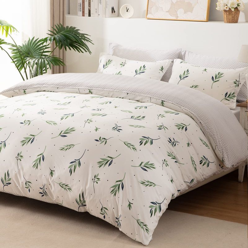 3D Floral Duvet Cover Set - Full/Queen/King Size Bedding, Digital Print, Soft Microfiber, Global Sizes (US/EU/AU/DE/ES), Hypoallergenic_voghion.com