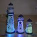 Nuovo faro Flash Ocean Decorazione creativa per la casa Artigianato in ferro Stile mediterraneo Lavoratori dei metalli_voghion.com