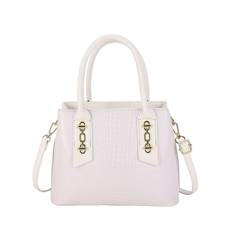 Handtasche Damen New Western Style Große Kapazität Pendler Umhängetasche PU Leder Krokodilmuster Tasche Damentasche_voghion.com