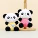 Panda Keychain Adorable Plush New Cute Stuffed Animal Toy For Bags Couples And_voghion.com