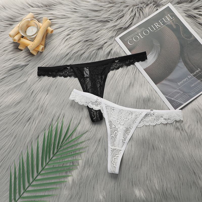 Women's Intimates Lace Pure Desire Style Fashion New Thong Women's Sexy Pure Cotton Crotch Breathable Quick Drying Seamless Underwear_voghion.com