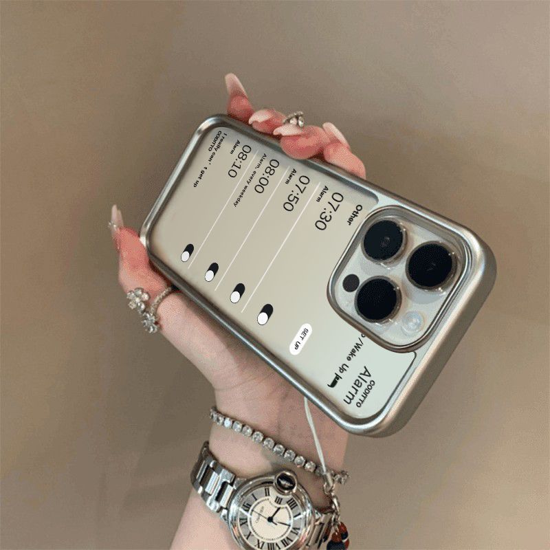 Photo Frame 8-Point Alarm Clock Compatible With 16 Phone Case IPhone 15 Pro Max Full Coverage 14 Soft 11/13/12_voghion.com
