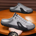 Summer slippers for indoor and outdoor wear, fashionable soft soled half large size lightweight slippers, men's shoes_voghion.com