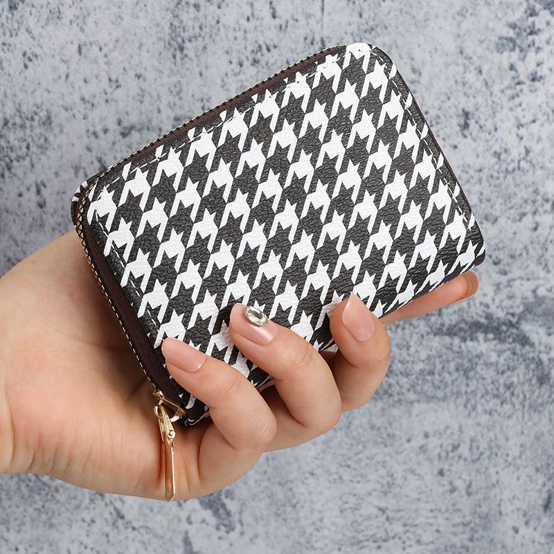 Small card holder multifunctional zipper wallet_voghion.com
