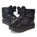 Kids Winter Boots With Sparkly Sequins – Warm & Stylish Snow Boots For Girls (Sizes 21-38, Black/Pink/Rose)_voghion.com