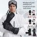 Ski Gloves Outdoor Ski Gloves 3M Thinsulate Velvet Waterproof Wristband Fashionable Touch Screen Single And Double Ski Gloves Warm Gloves_voghion.com