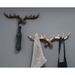 Decoração de parede com chifres de veado para pendurar ganchos para chaves_voghion.com