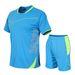 Men's Clothing Sports Suit Men's Summer Fitness Short Sleeved T Shirt Quick Drying Clothes Running Loose Casual Sportswear Large Size 1701_voghion.com