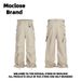 Moclose Unisex Utility Cargo Pants - Oversized Drop-Crotch Joggers With Multi-Pockets, 100% Cotton, Black/Khaki, Sizes M-XXL_voghion.com