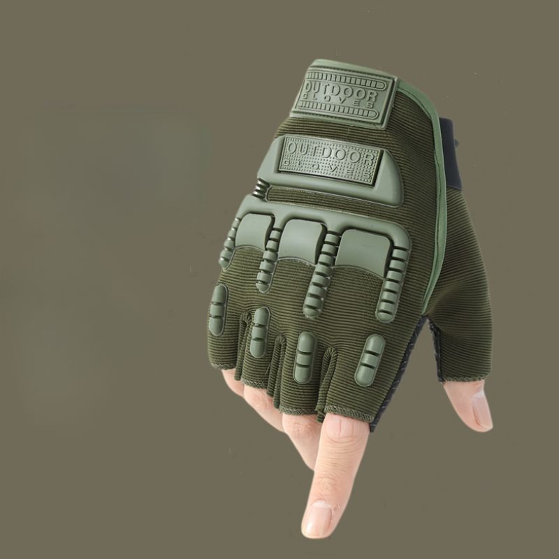 Guanti tattici mimetici militari resistenti all'usura, antiscivolo, per allenamento, combattimento, protezione, fitness, sport all'aria aperta, arrampicata_voghion.com