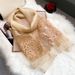 2022 Spring Autumn for Women's Elegant Versatile Wool Blended and Silk Embroidered Scarf_voghion.com