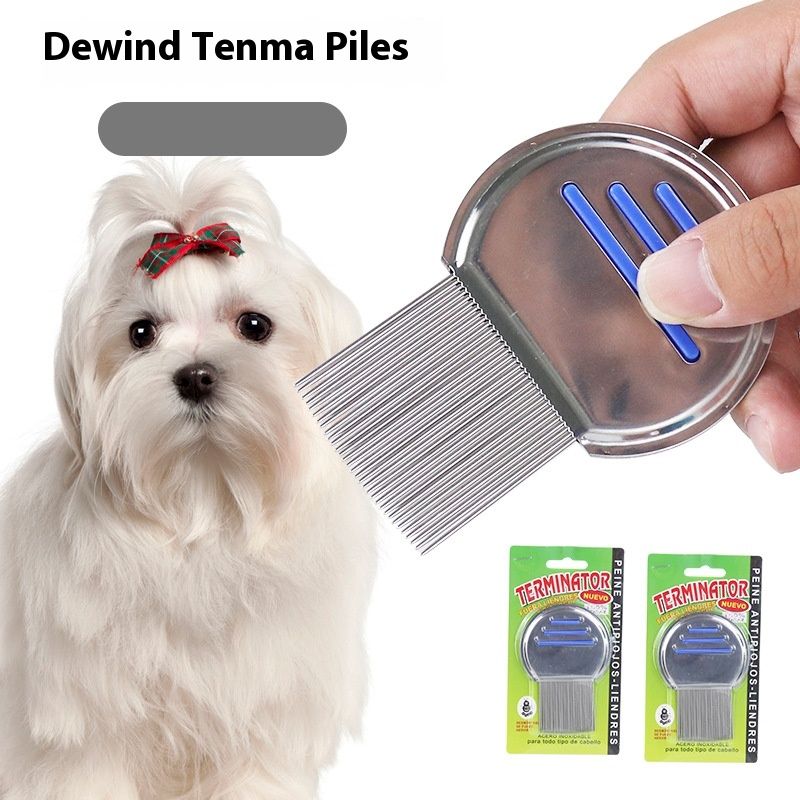 Pet supplies new hardcover flea dog cleaning and beauty tool pet cat comb_voghion.com