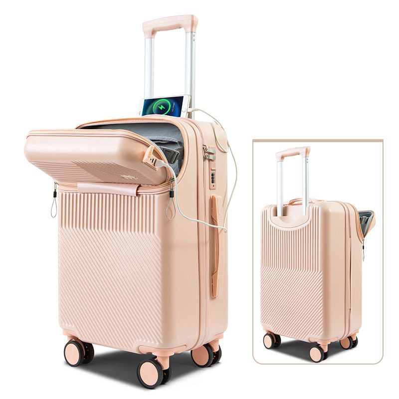 Luggage Front Open Luggage Women's Multi-function Boarding Box Combination Box Multi-wheel Large Capacity Suitcase_voghion.com