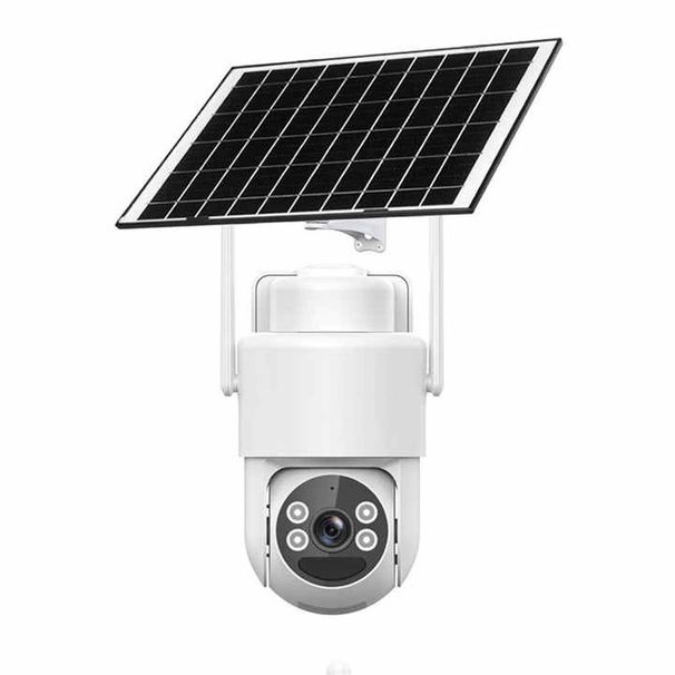 Solar Security Camera 3MP WiFi/4G Outdoor Wireless With Night Vision, Solar Panel, No Need For Power & Internet, TF Card Storage_voghion.com