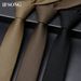 Brown Korean Style For Men, Slim 6cm Black Lazy Suit Hand-Tied Business Trendy Tie_voghion.com