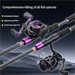 Lure Complete With Baitcasting Spinning Reel Carbon Long Casting Snakehead Fish Mouth Rod Beginner Set_voghion.com