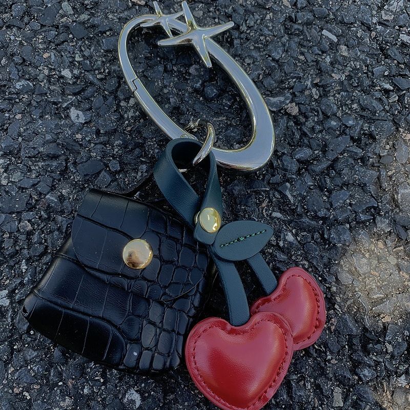 Breloque de sac tendance en forme d'étoile et de mini-bijou ovale - Accessoire élégant pour sac banane pour femme, alliage métallique, plusieurs couleurs disponibles_voghion.com