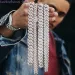 14 Karat vergoldete Cz Iced Out Diamant Hip Hop Schmuck Halskette Cadena Cubana Männer kubanische Gliederkette_voghion.com