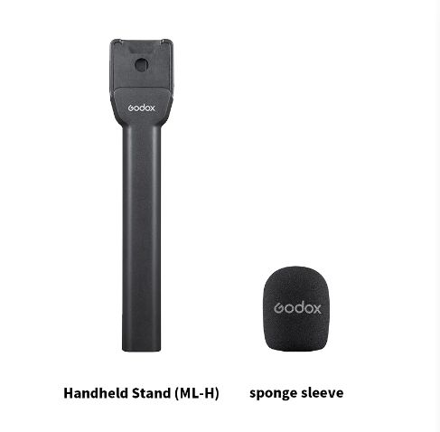 ML-H trådlös mikrofon Handhållet stativ Handtagsfäste för Godox Movek M1/M2/UC1 Professional Mic_voghion.com