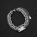 Punk High-end Simple And Elegant Trendy Personality Cool Hip-hop Cuban Men's Titanium Steel Bracelet_voghion.com