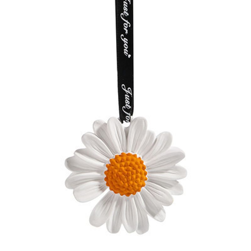 Flameless & Safe Fragrance Daisy Flower Shape Plaster Aromatherapy Diffuser Stone Car Hanging Wardrobe Pendant Creative Gift Girl Companion_voghion.com