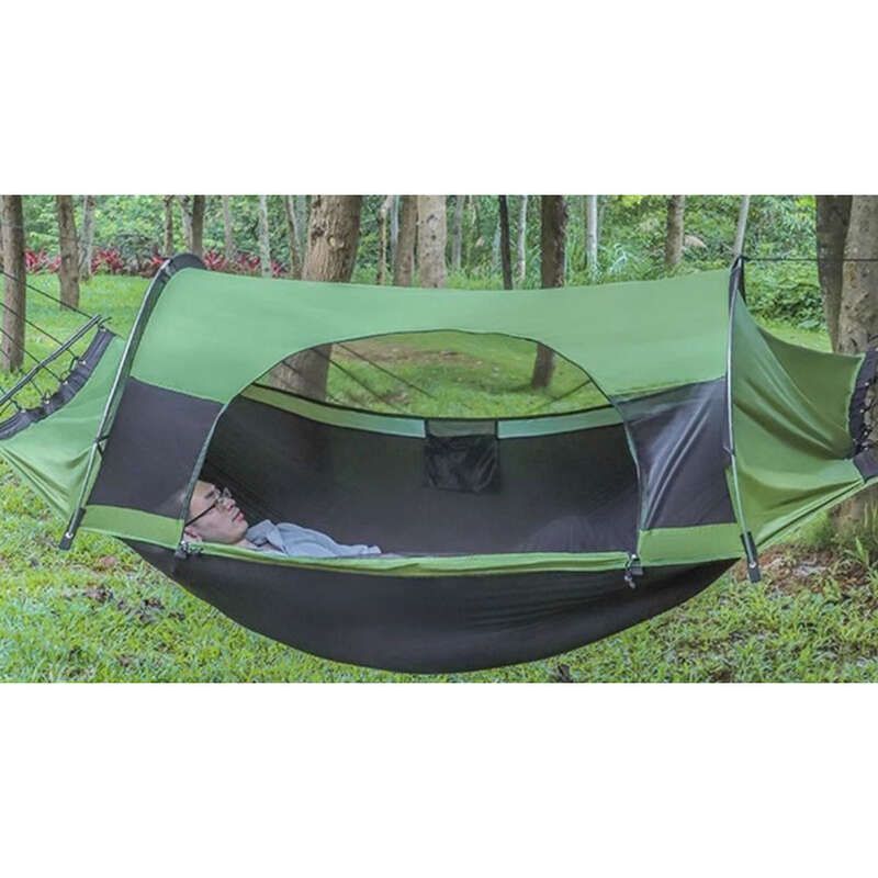 [Mosquito Sleep] Double With Net Mosquito Resistant Indoor And Outdoor Camping Spring Outing Single Hammock Parent Child_voghion.com