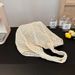 New Summer Trend Women's Handbag Fashionable Stylish Shoulder Mesh Beach Travel Straw Woven Bag_voghion.com
