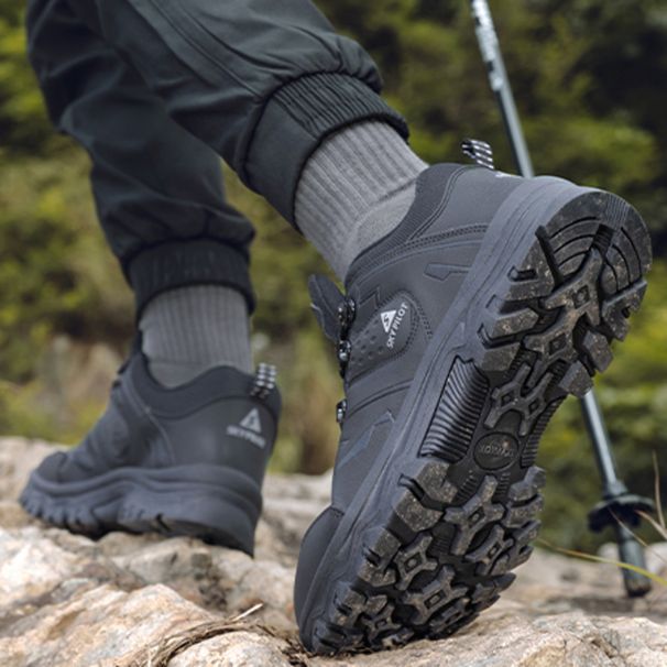 Yuekun Herren Wanderschuhe Wasserdicht Rutschfest Verschleißfest Frühling Und Herbst Outdoor Leicht Atmungsaktiv Professionell_voghion.com