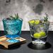 Mount Fuji Cocktail Snow Ice Mountain Engraved Japanese Style Colin Whiskey Mixing Glass_voghion.com