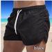 Unbeatable Quality 2024 Men's Solid Color Beach Pants, Three Part Fashionable Multi-color Straight Tube Loose Drawstring Sports Shorts_voghion.com